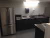 Colonial Honda Staff Kitchen Grey Laminate With Stainless Steel Tops