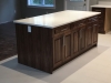 Walnut Island With Quartz Top