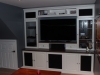 White PVC Entertainment Center